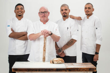 Chefs Tashreeq Felix,George Jardine, Miguel Brett and Reginald MacPherson