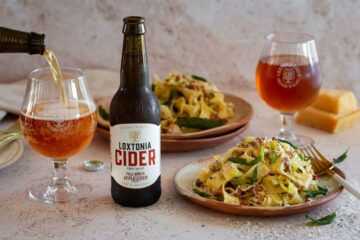 Sage & Sausage Pappardelle with Loxtonia Cider