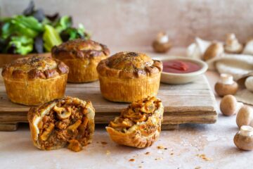 Mince & Mushroom Pies