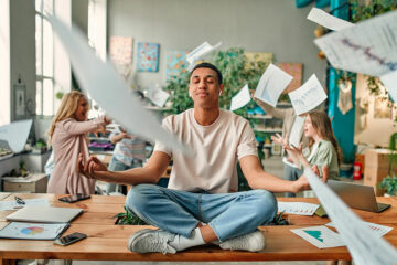 stay calm in stressful situations