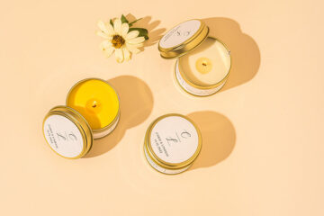Amanda-Jayne Gold Tin Candle