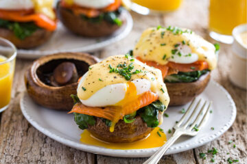 Portabello Eggs Florentine